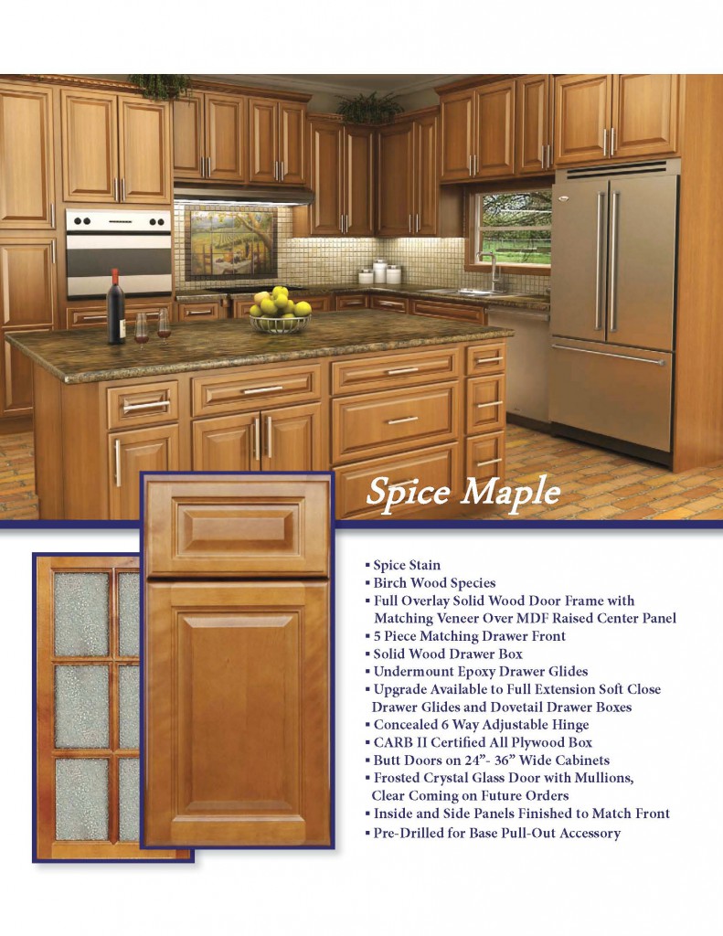 Spice Maple Woodborne Cabinets